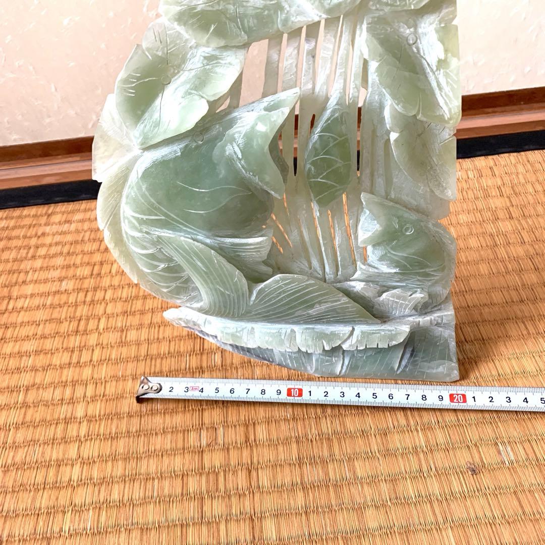 翡翠系 ?置物 魚