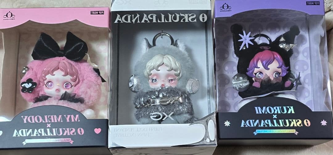 POPMART XG SKULLPANDA スカルパンダ　クロミ　マイメロ