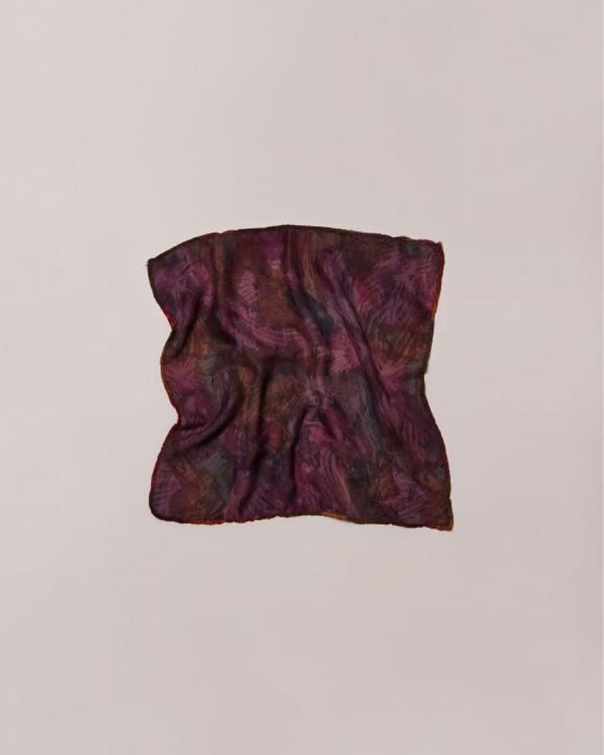 NICENESS BERZ シルクシフォン バンダナスカーフ