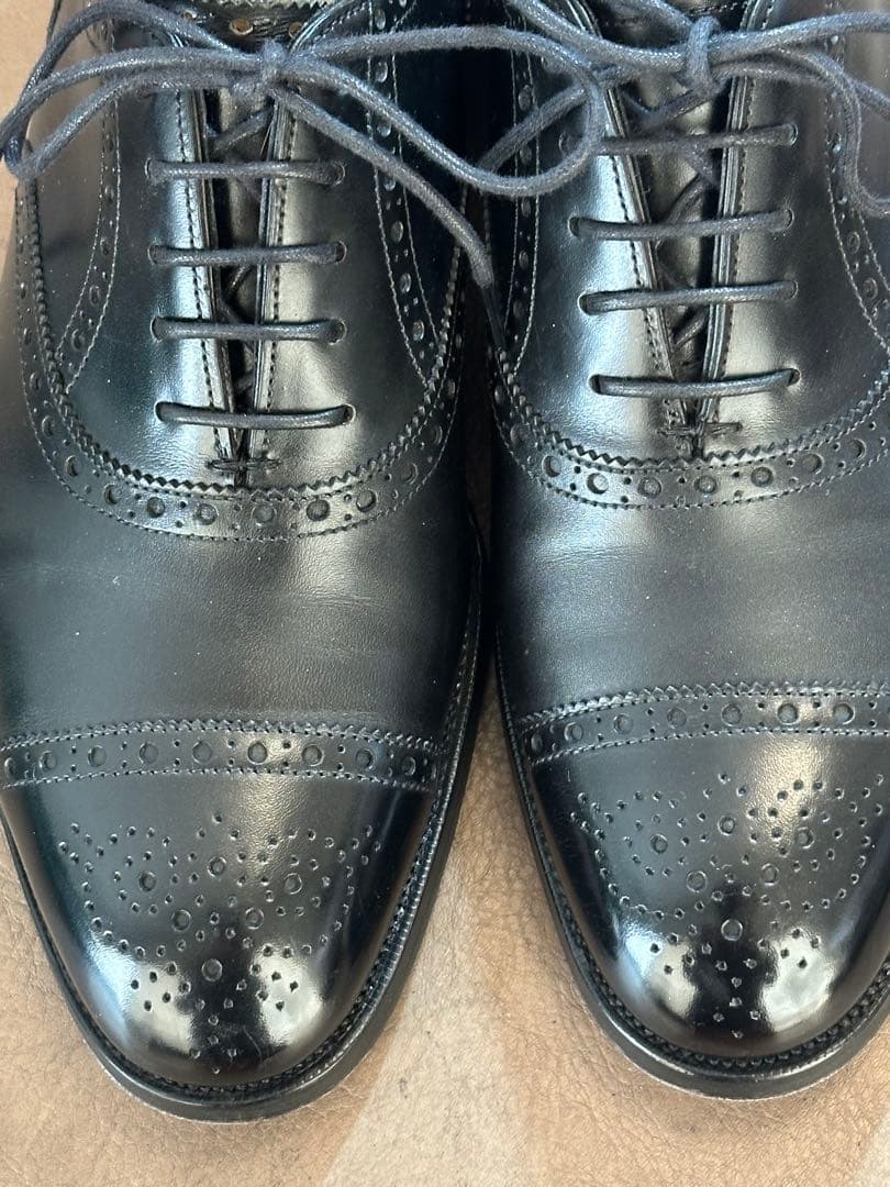 美品 エドワードグリーン カドガン ブラック 6.5 / 7 D 202