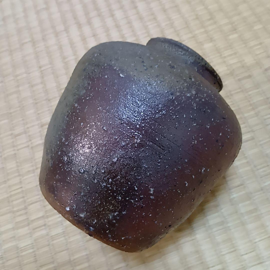 骨董品　茶道具　備前焼茶入　備前焼　肩衝茶入　美品　茶入　工芸品