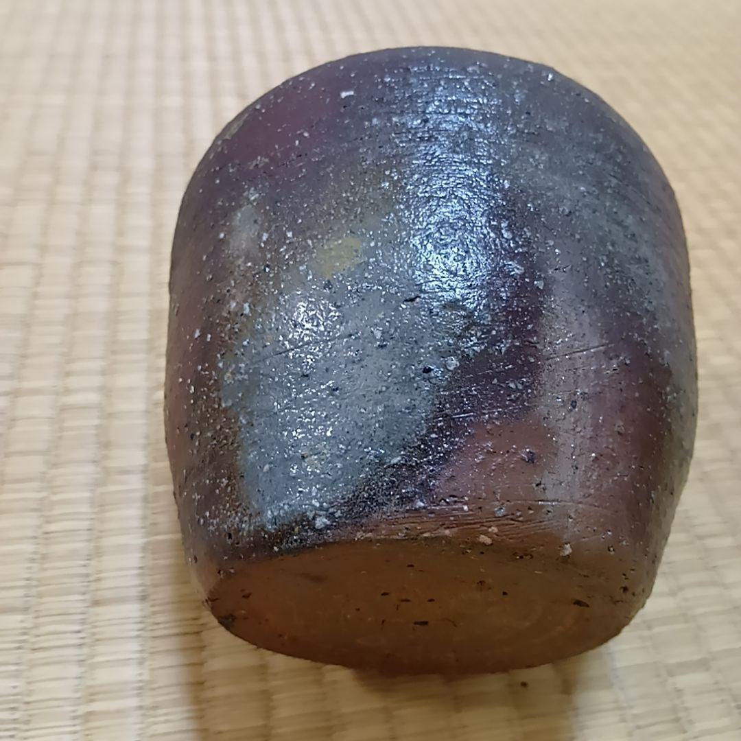 骨董品　茶道具　備前焼茶入　備前焼　肩衝茶入　美品　茶入　工芸品