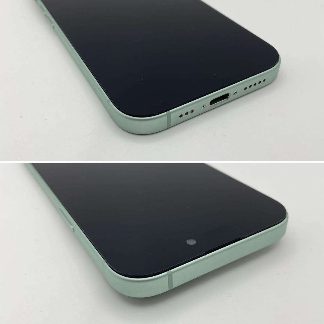 iPhone 15 128GB バッテリー100% グリーン SIMフリー