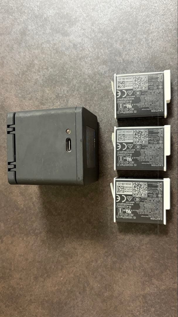 GoPro12純正 エンデューロバッテリー・社外品充電器付