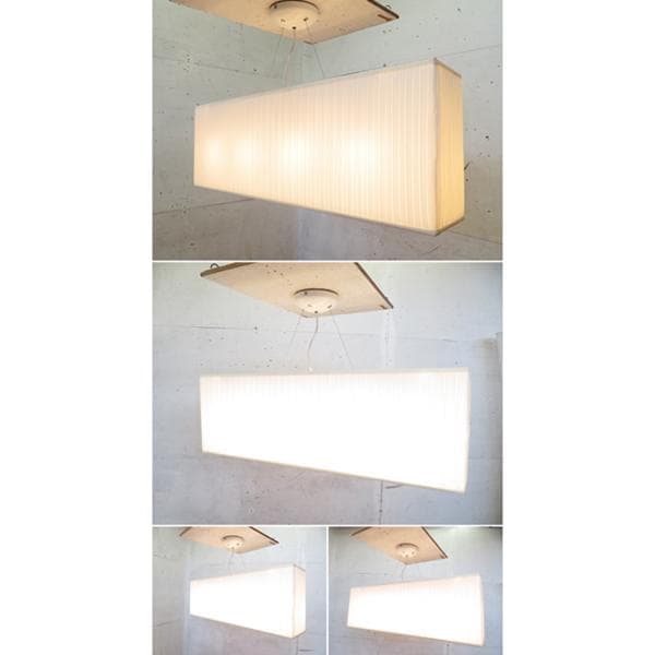 展示品■ヤマギワ■BAUMN■ペンダントライト■4灯プリーツ■14万■22年製