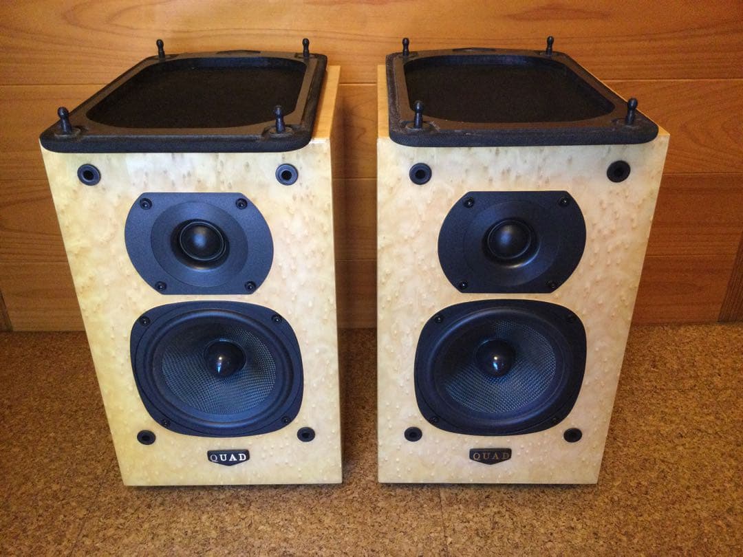 QUAD スピーカー　77-11L バーズアイメープル ペア