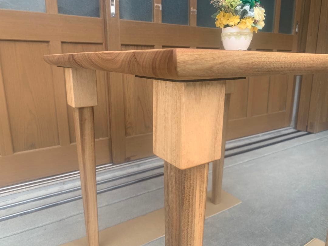 ☆赤おに☆ダイニングテーブルオーダー製作(プチDIY仕様)●確認