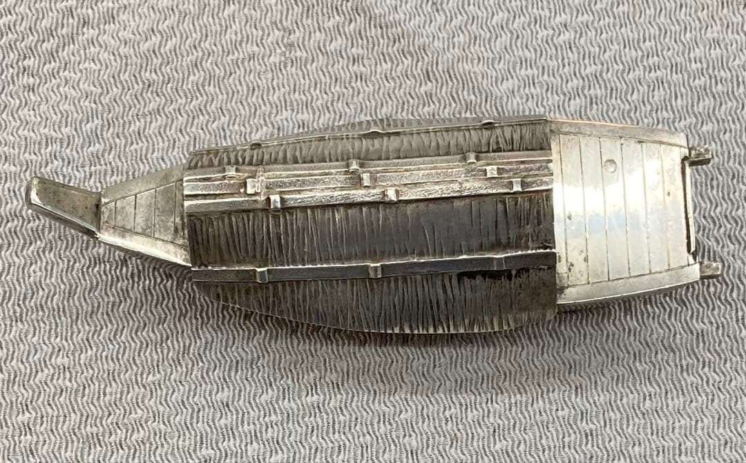 B357s 船形塩入れ　ソルトシェイカー　STERLING950 銀　調味料