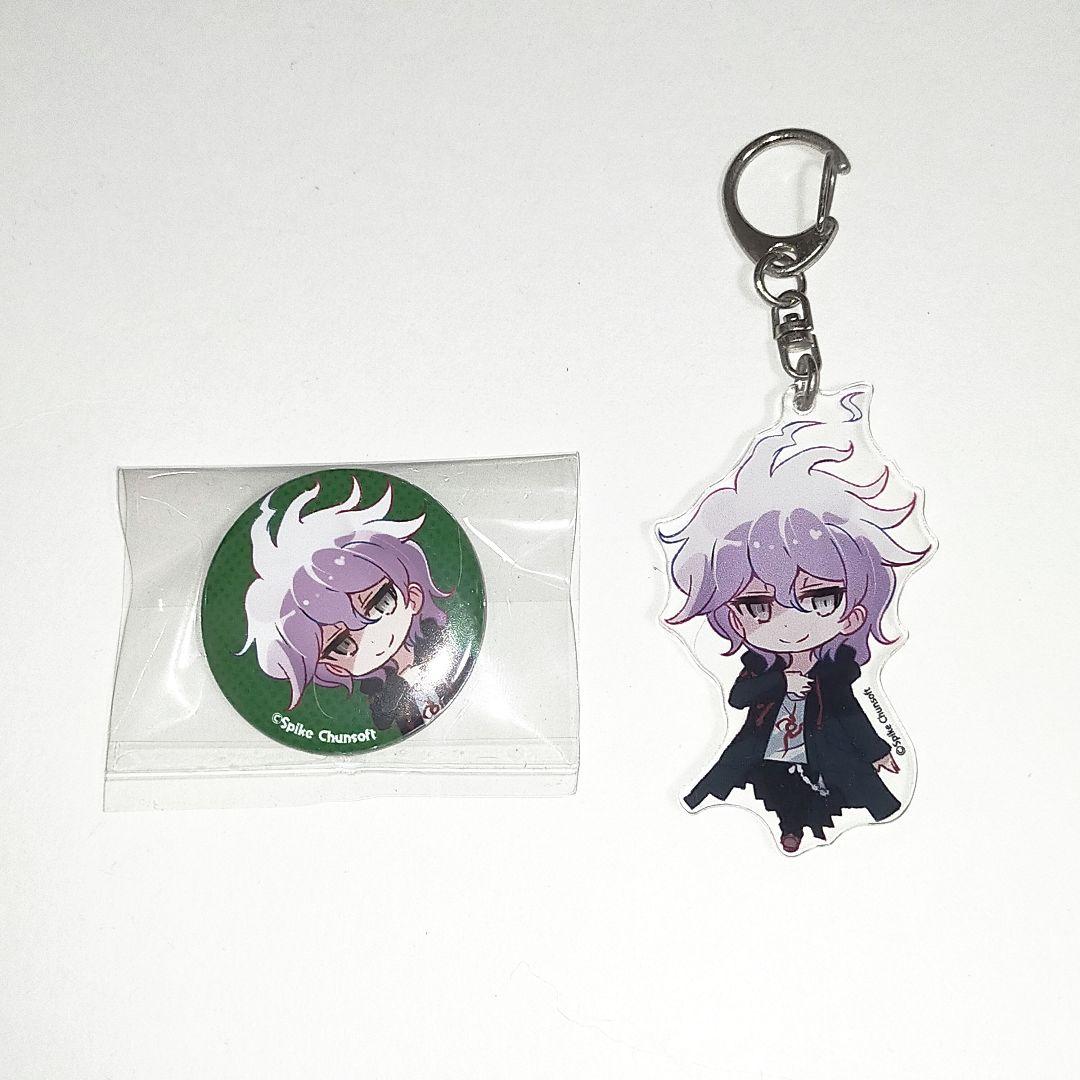 ダンガンロンパ 電撃屋 アクリル キーホルダー 缶バッジ 狛枝 凪斗