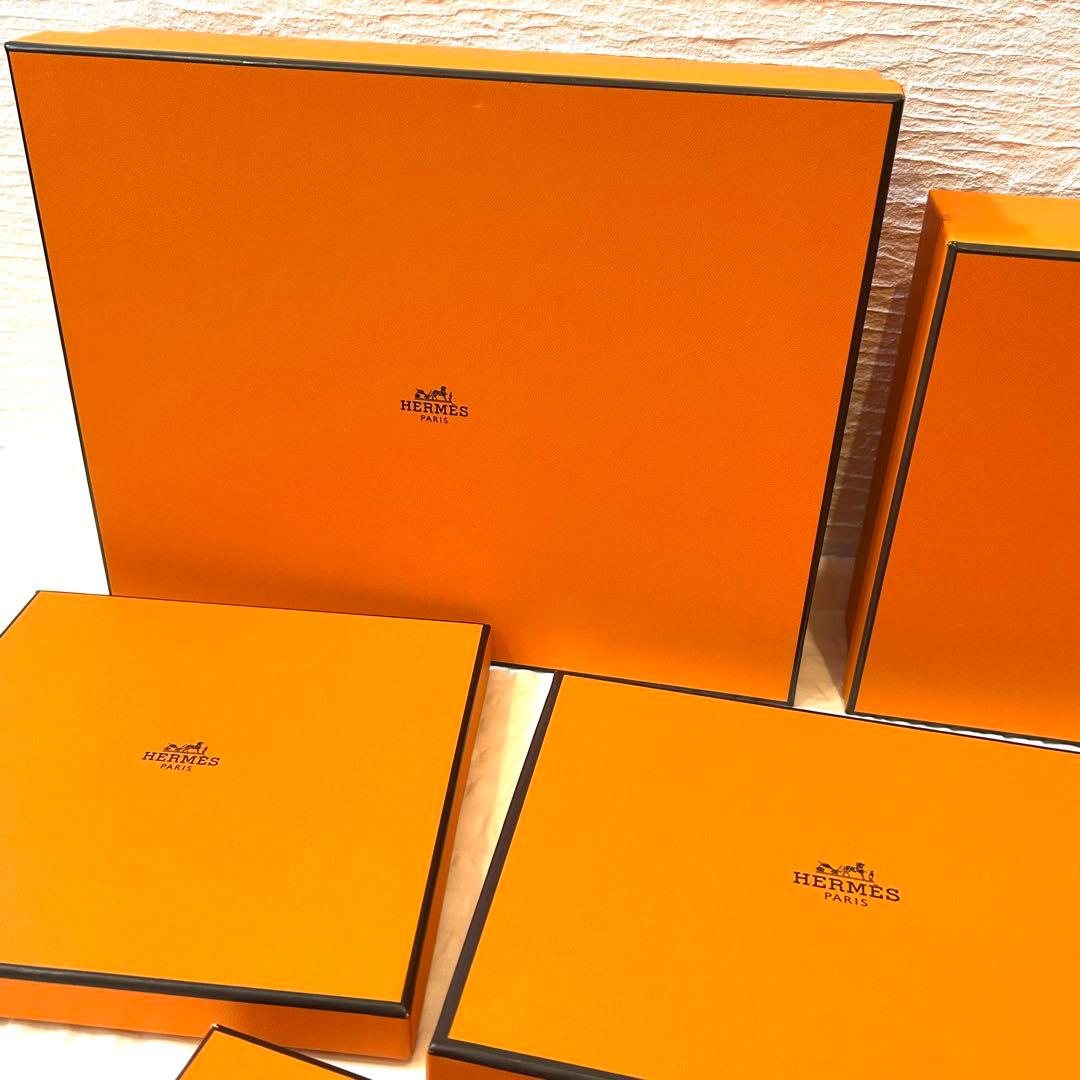 【新品同様多数】極上美品　エルメス25点ボックス空箱カレ90財布ツイリー化粧品用