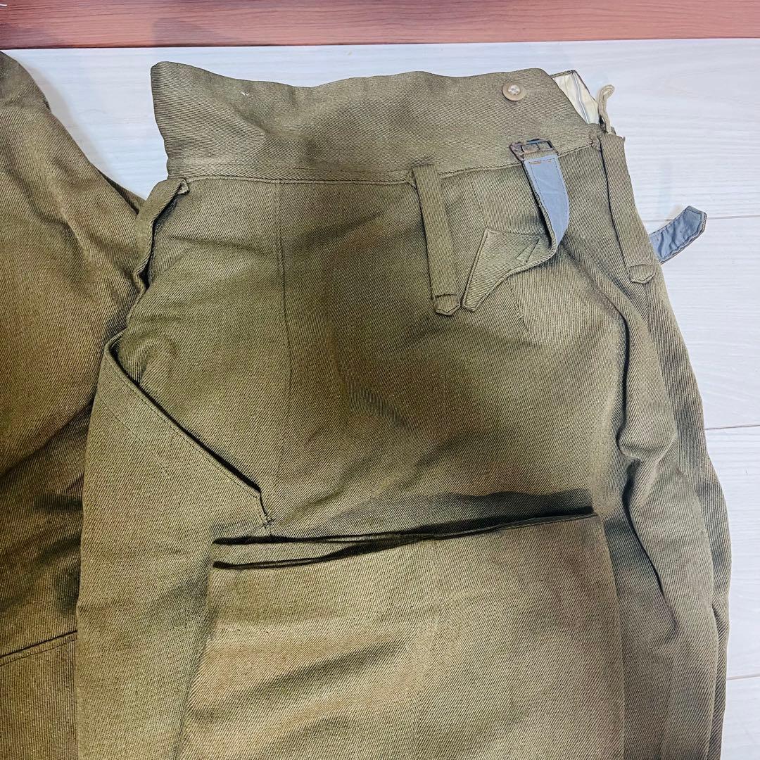 旧日本帝国陸軍 軍服上下 軍医中尉襟章