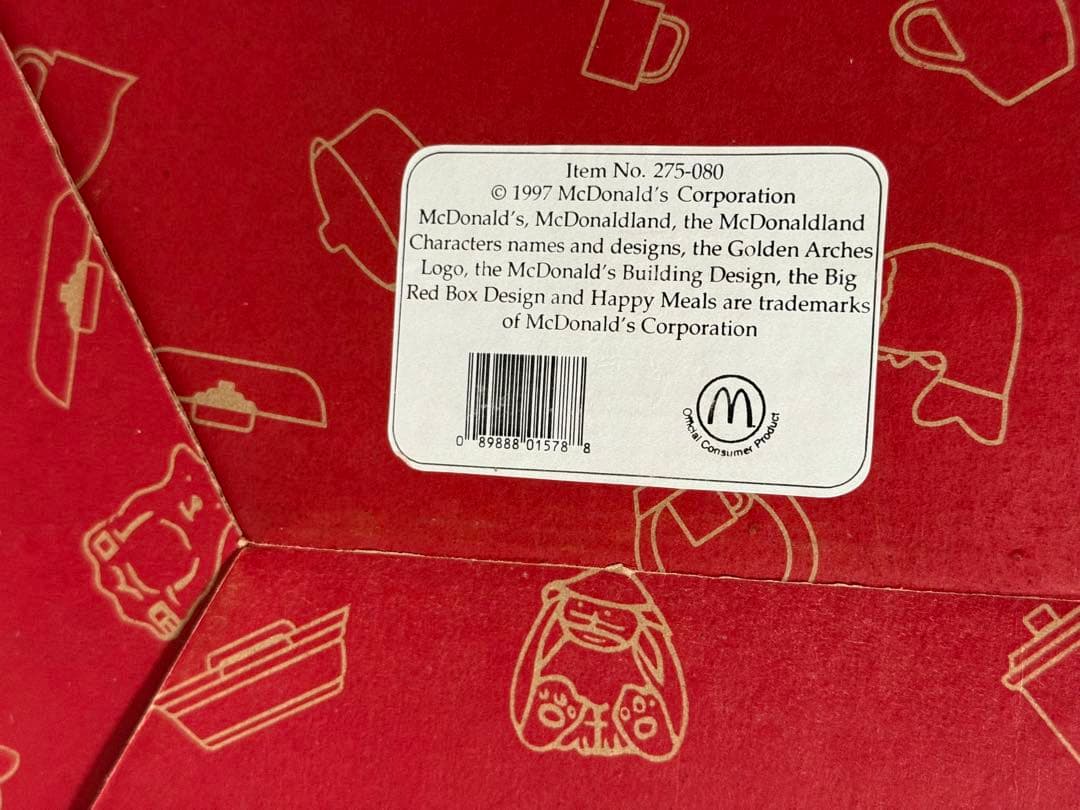 バンバーグラー　マクドナルド　クッキージャー　インテリア　ビンテージ