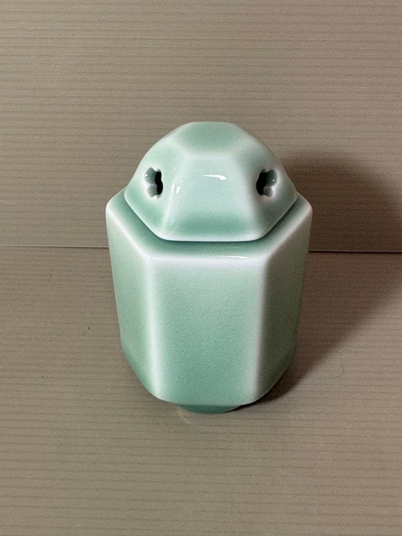 2761 伊万里　虎仙　青磁　香炉　未使用