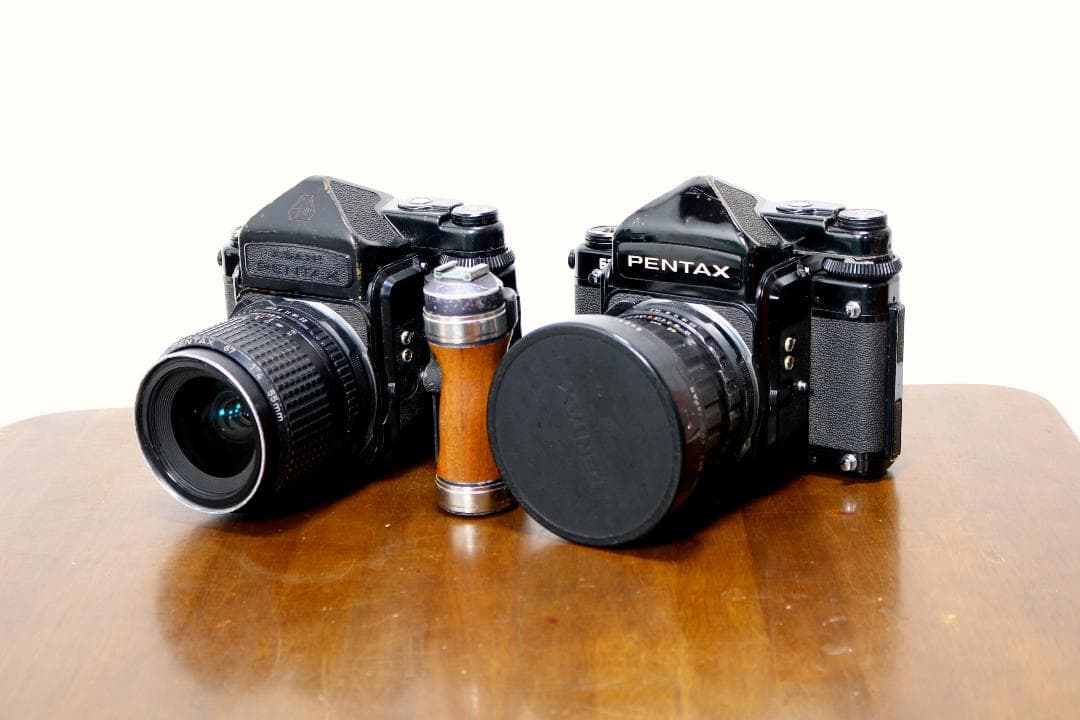 PENTAX 67 ボディTTL ペンタプリズム付　2台　レンズ付