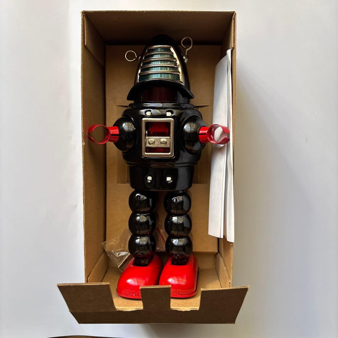 Mechanical Planet Robot 黒/赤　ブリキ　新品未使用