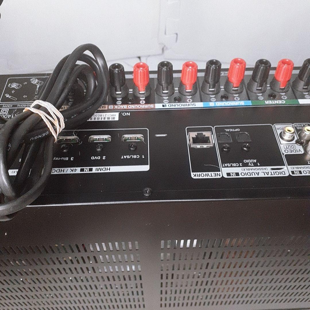 DENON AVアンプ AVR-X1400H リモコンSpotify対応美品