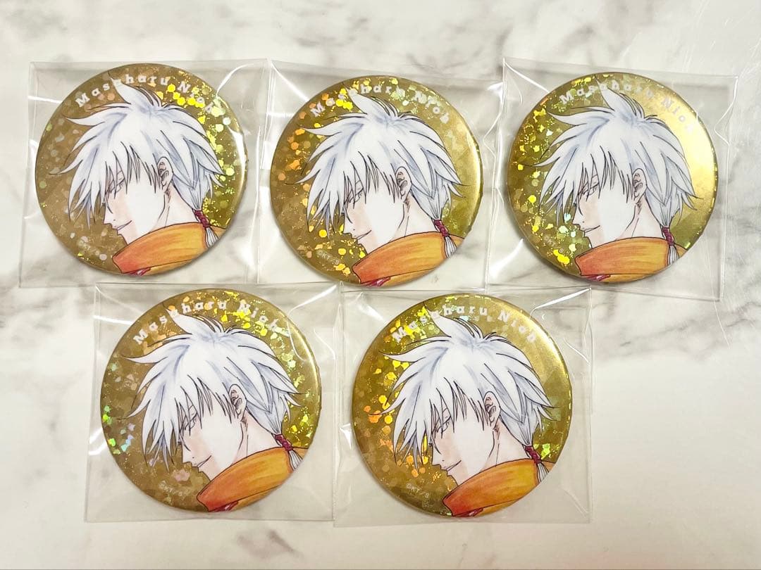 仁王雅治 原作絵缶バッジ 5個まとめ