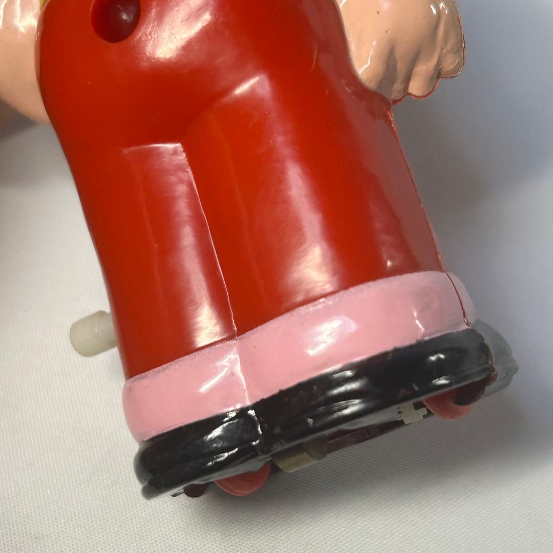 不二家　ペコちゃん　首振り人形　ゼンマイ人形　レトロ