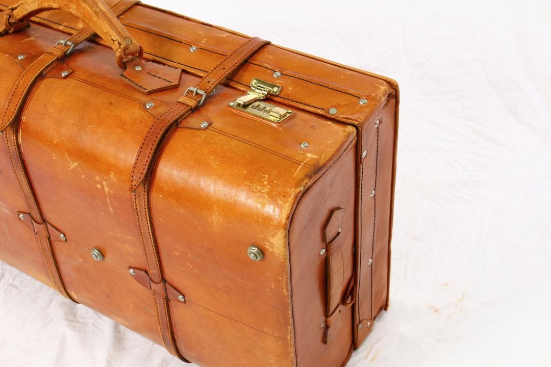 レザー風？旅行かばん クラシックスタイル