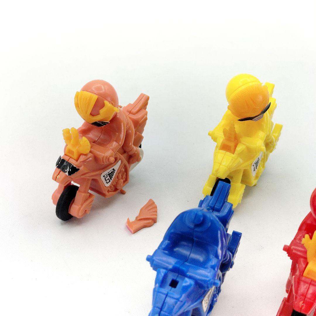 当時物 五星戦隊ダイレンジャー SD バイク フィギュア 食玩 5種 現状