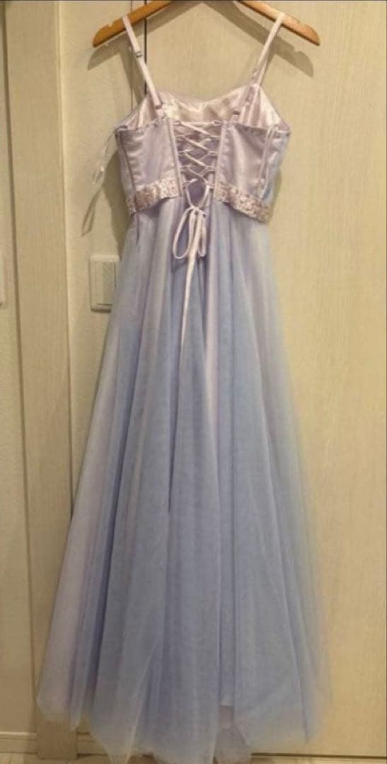 ドレスルームアミ ami ボリュームドレス ロングドレス 水色 紫 演奏会用