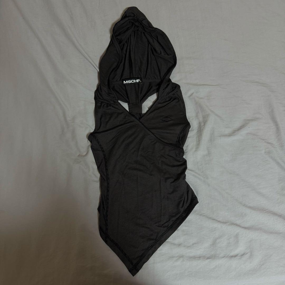 トップス MSCHF HOODED STRIPE VEST