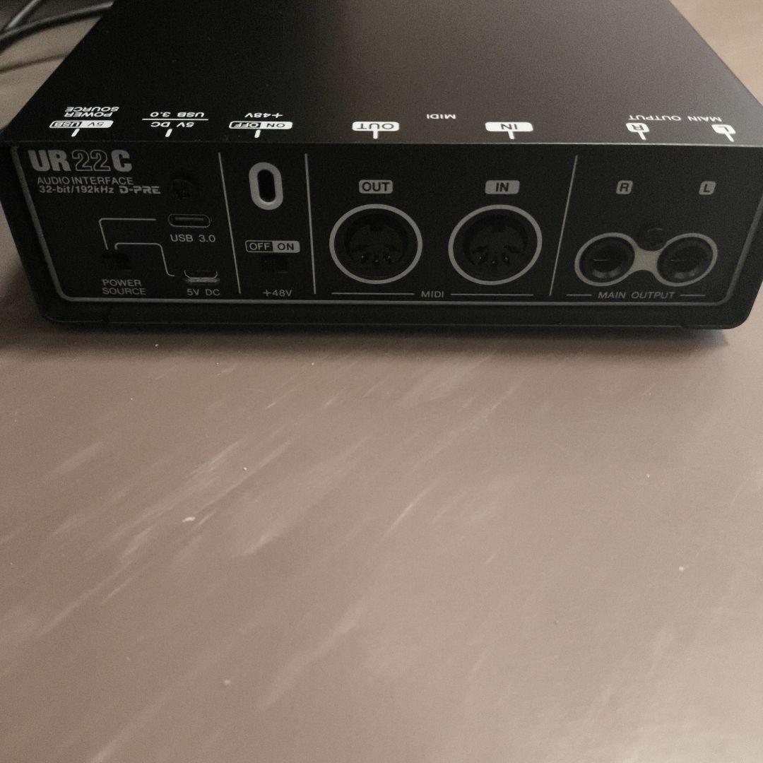 Steinberg UR22C オーディオインターフェイスとSONYヘッドホン