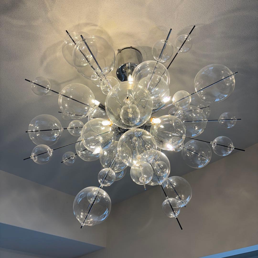 えむ　MCQUEEN バブルデザイン シャンデリア