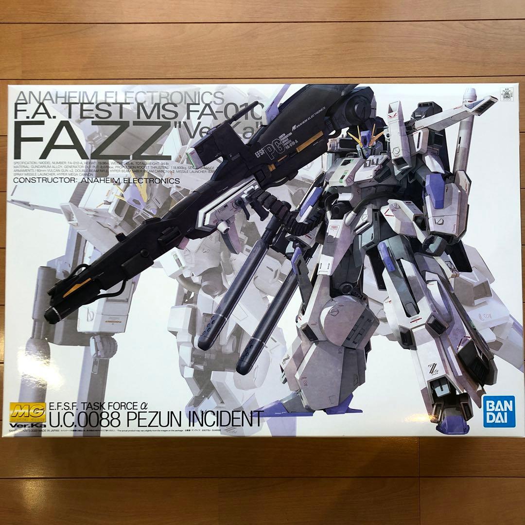 ガンプラ 素組 MG FA-010A FAZZ Ver.Ka1/100