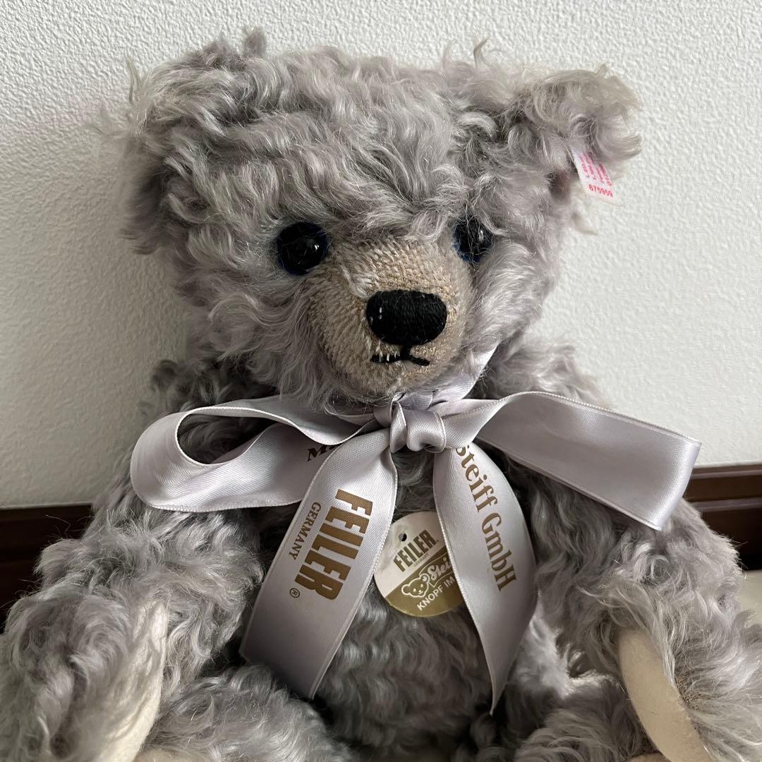 タグ付き♡フェイラー シュタイフコラボ テディベア 日本限定 くま ぬいぐるみ