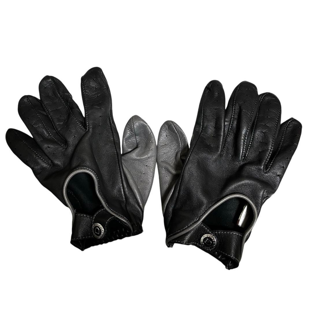 DENTS デンツ 柔らかいレザー 本革 グローブ 手袋 バイカラー 英国製 M