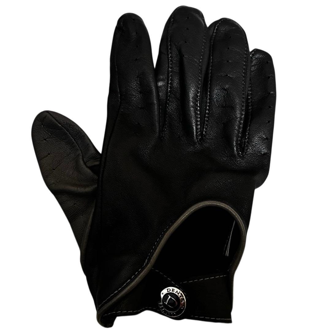 DENTS デンツ 柔らかいレザー 本革 グローブ 手袋 バイカラー 英国製 M