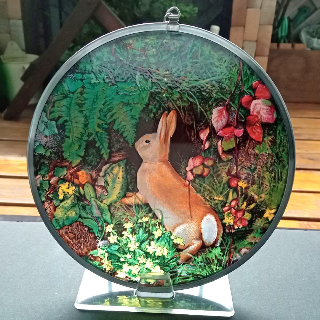 ウェッブ ステンドグラス Rabbitトロント・ステンドグラス社イースターバニー
