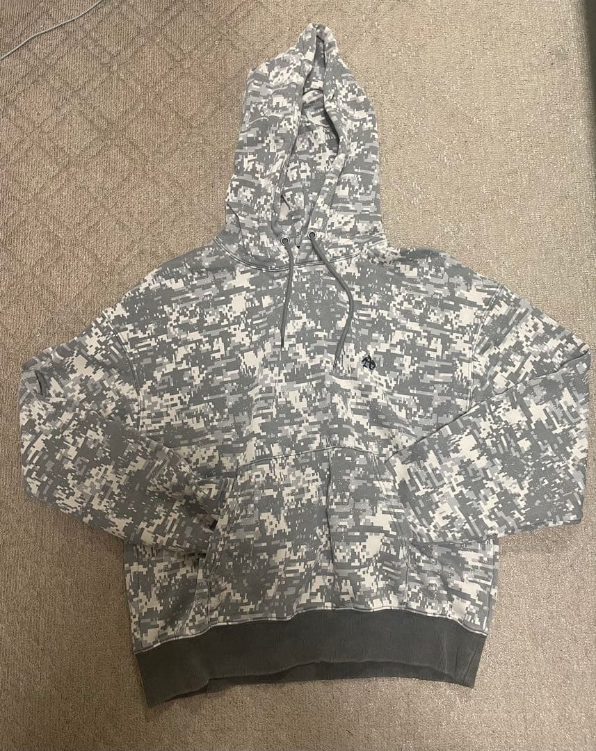 Antimid 迷彩柄フード付きパーカー M