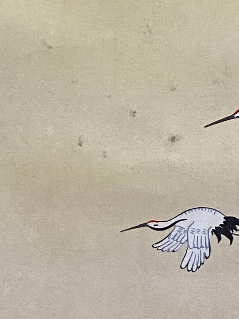 高砂図　掛け軸