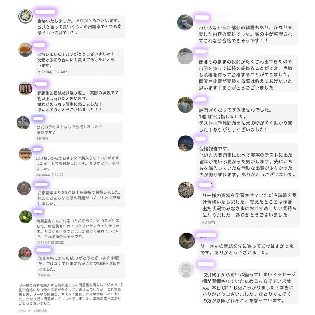 joe様　CPP-B調達プロフェッショナルフルセット　対策ノート　問題数555問