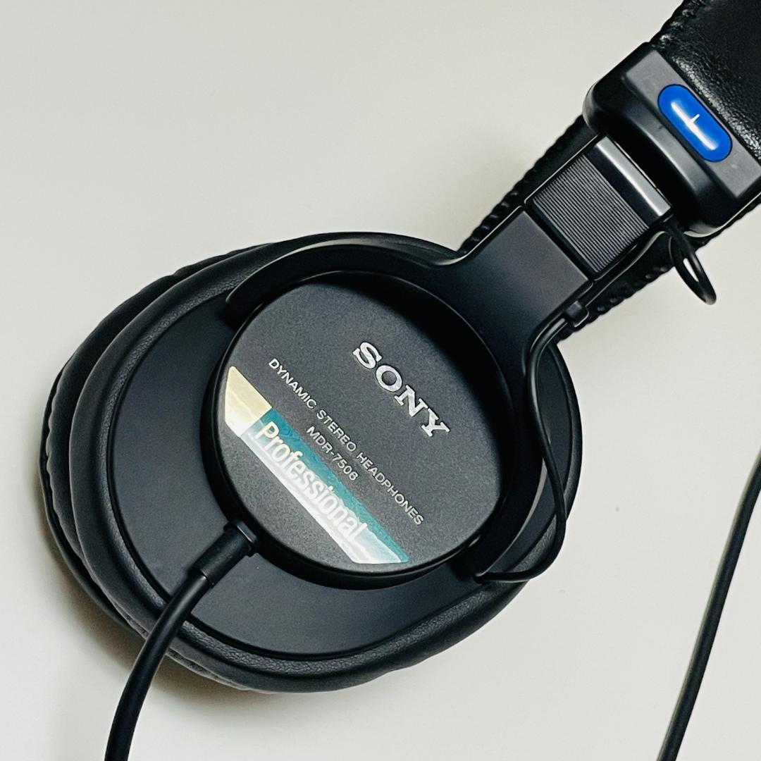n*様 SONY MDR-7506 モニターヘッドホン／青帯
