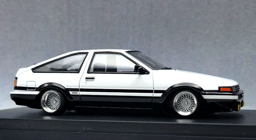 1/43　スプリンター　トレノ改　AE86　SSRメッシュ　アルミ製　深リム