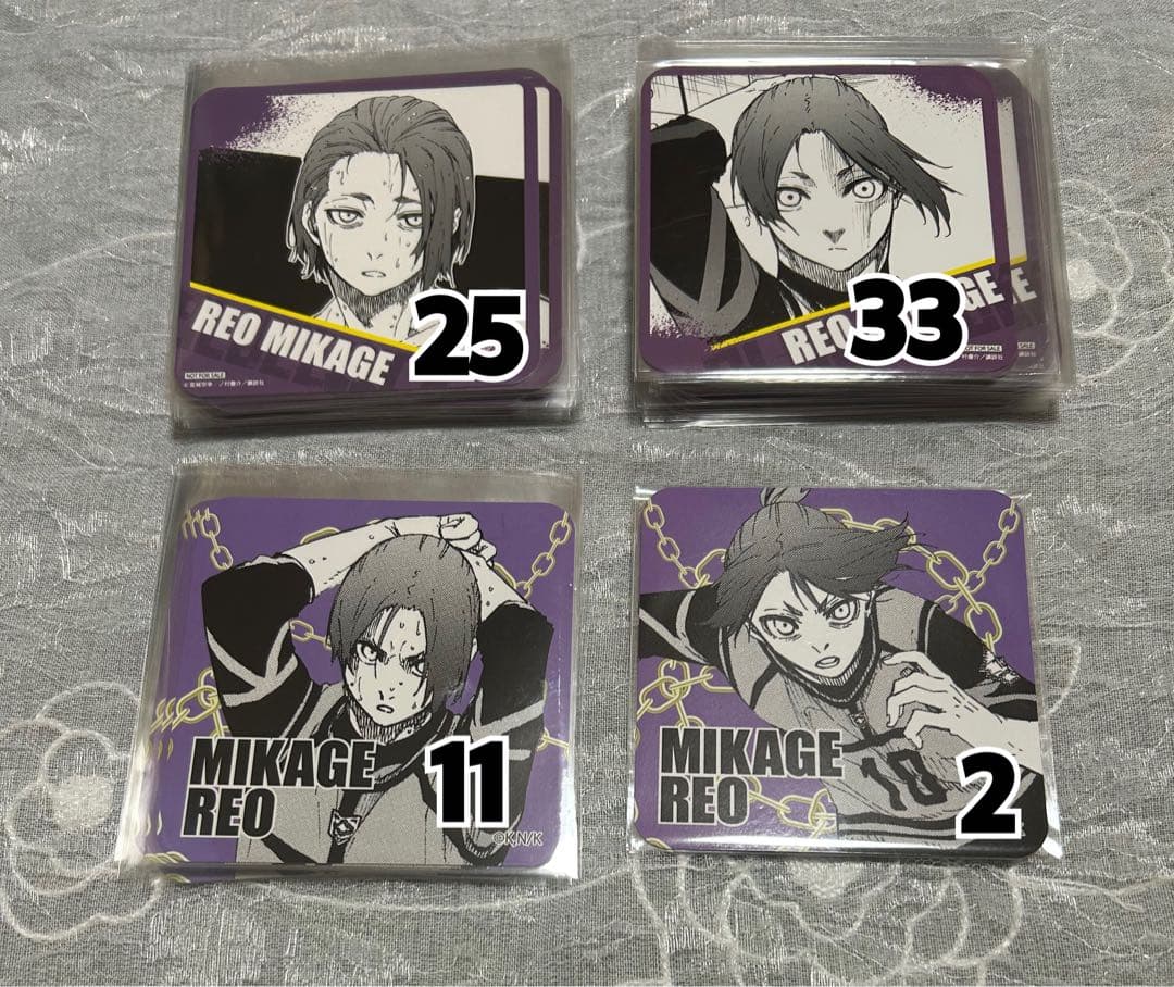 御影玲王 ブルーロック ブルロ プリンセスカフェ コースター 原作