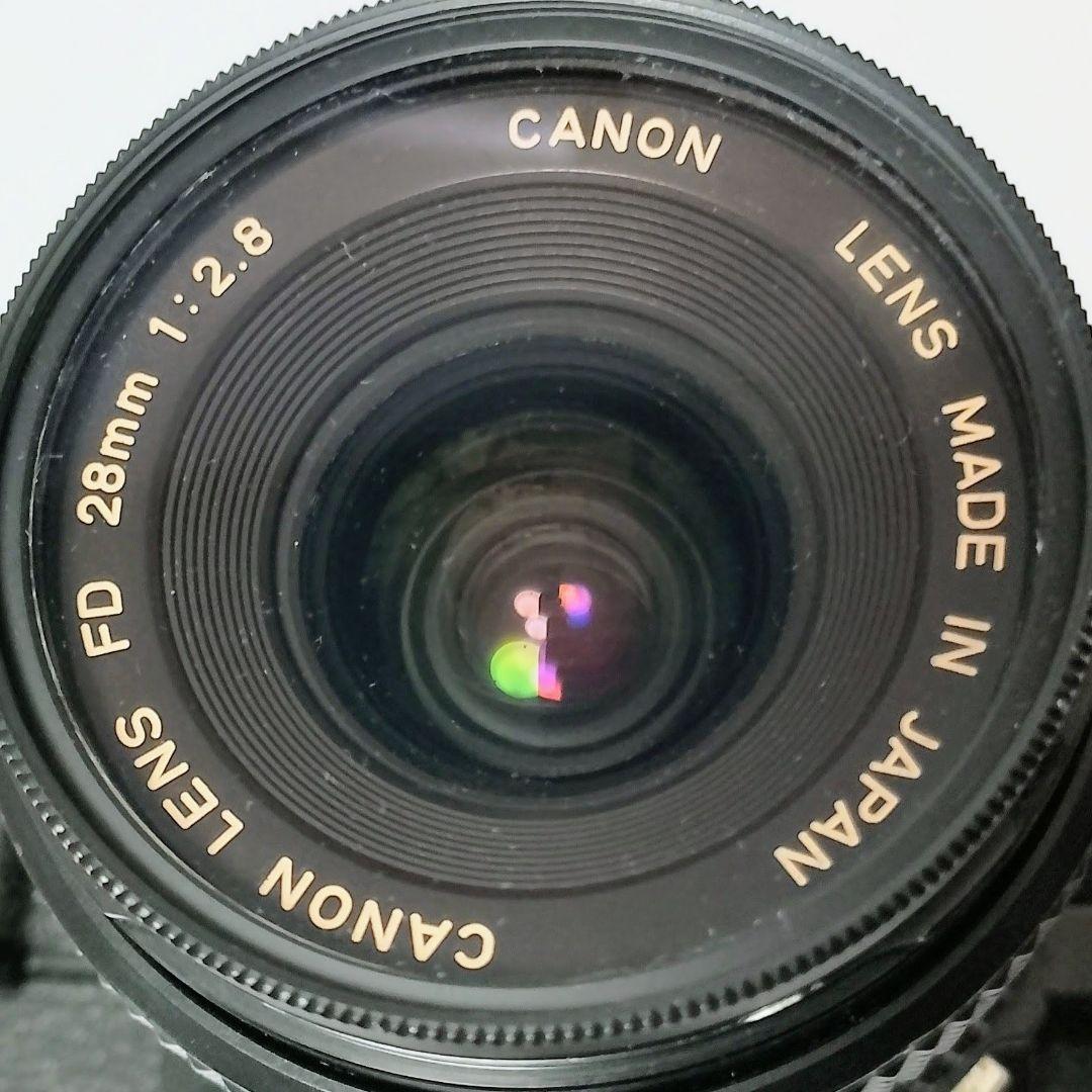 Canon　AE-1　フィルム一眼レフカメラ + レンズ 28mm F1:2.8