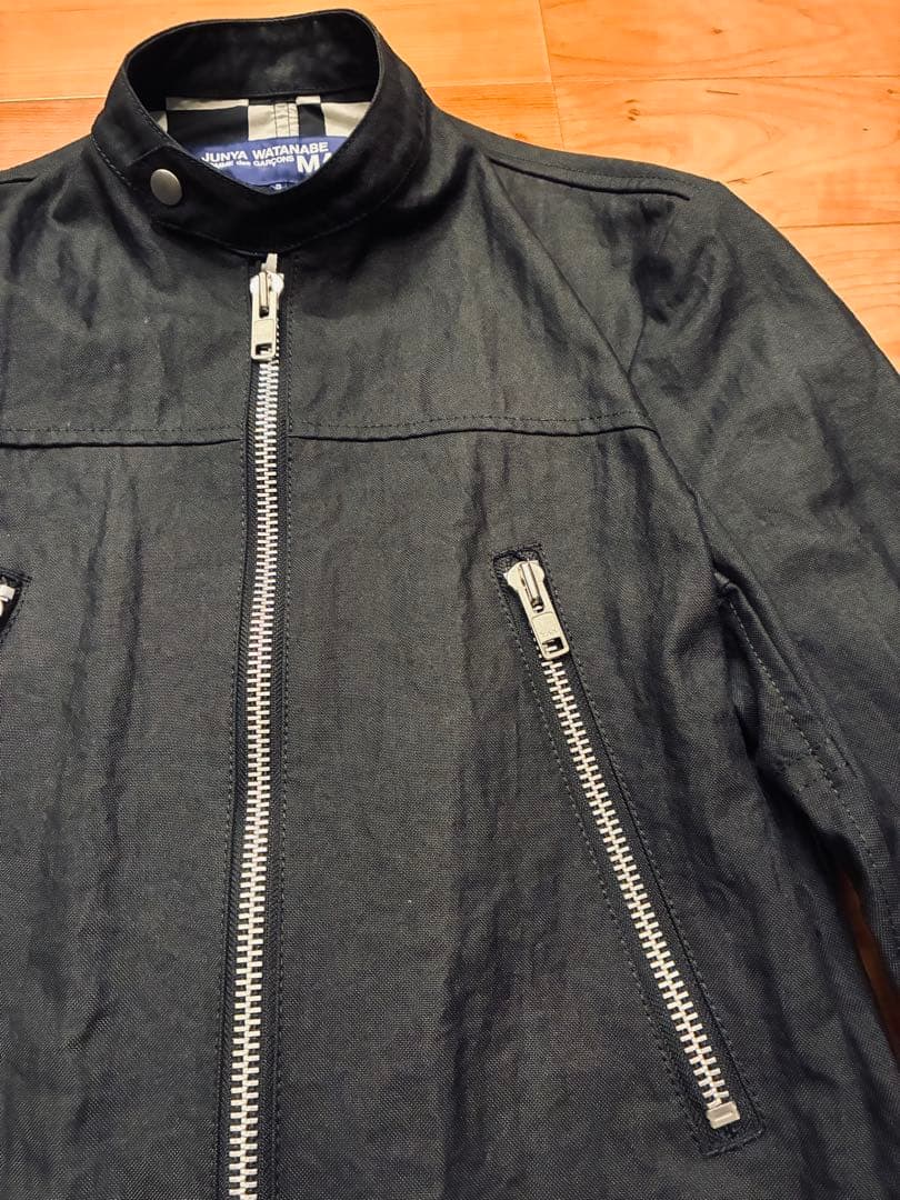 JUNYA WATANABE ジュンヤワタナベ ハの字ライダース　黒　S