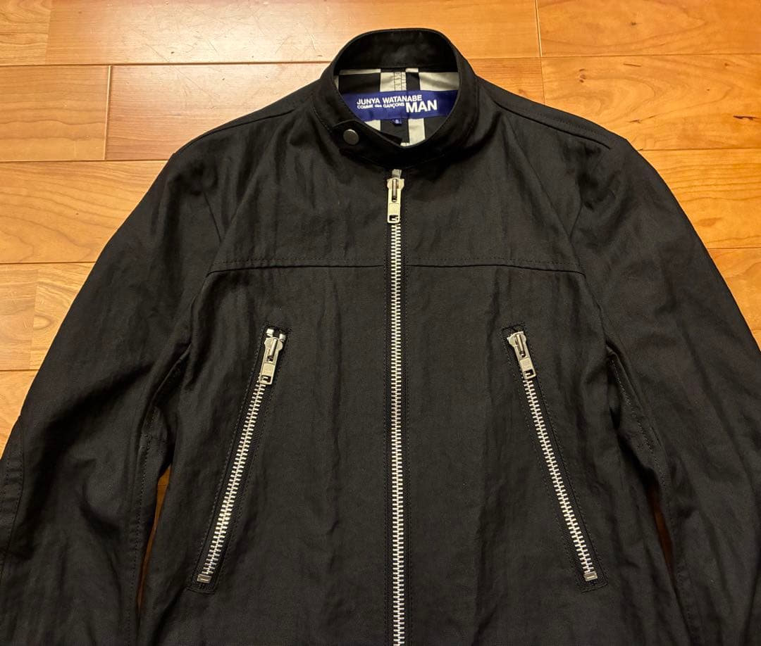 JUNYA WATANABE ジュンヤワタナベ ハの字ライダース　黒　S