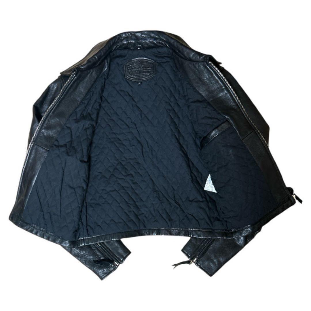WindArmor アメリカ製本革 00s ライダースジャケット ブラック 短丈