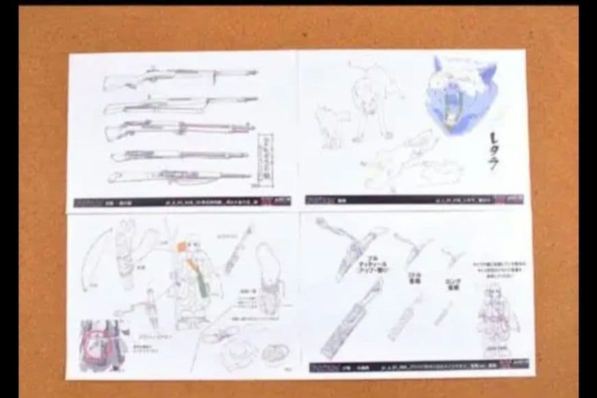 ゴールデンカムイ設定資料セット