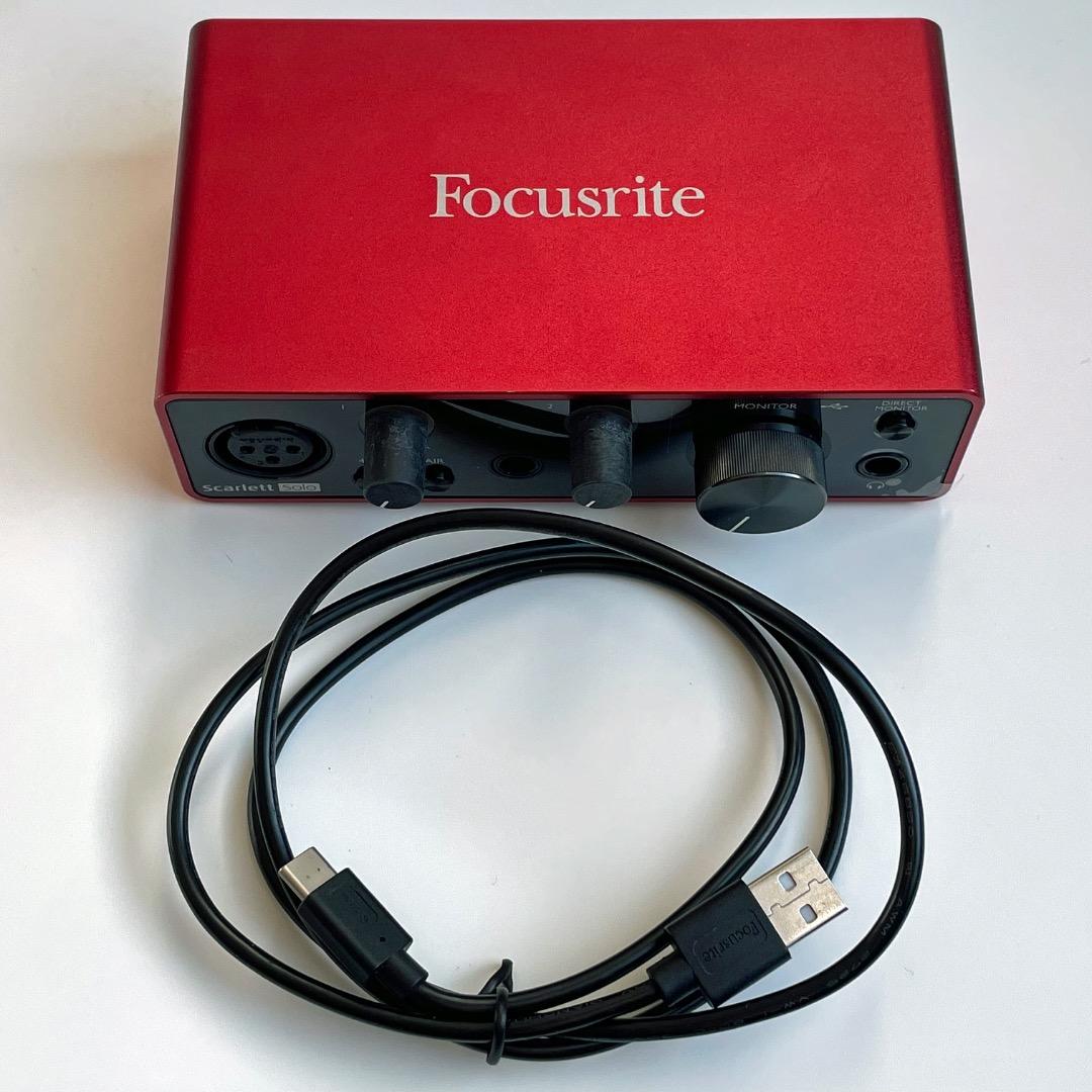 Focusrite Scarlett Solo Gen3 USBオーディオ