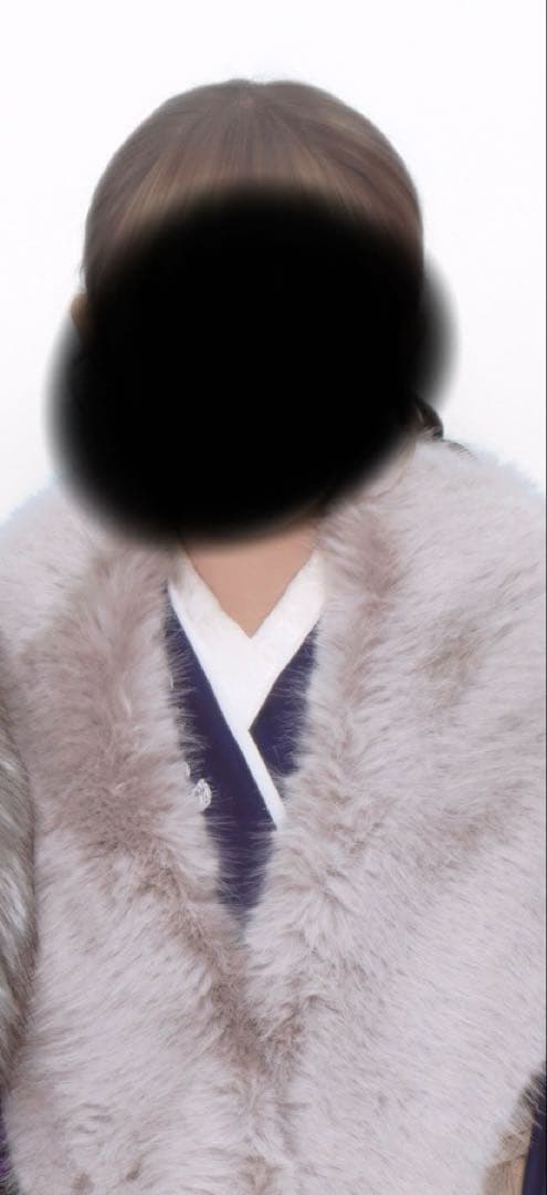 成人式　振袖　和風館ICHI ネイビー　紺色　シンプル