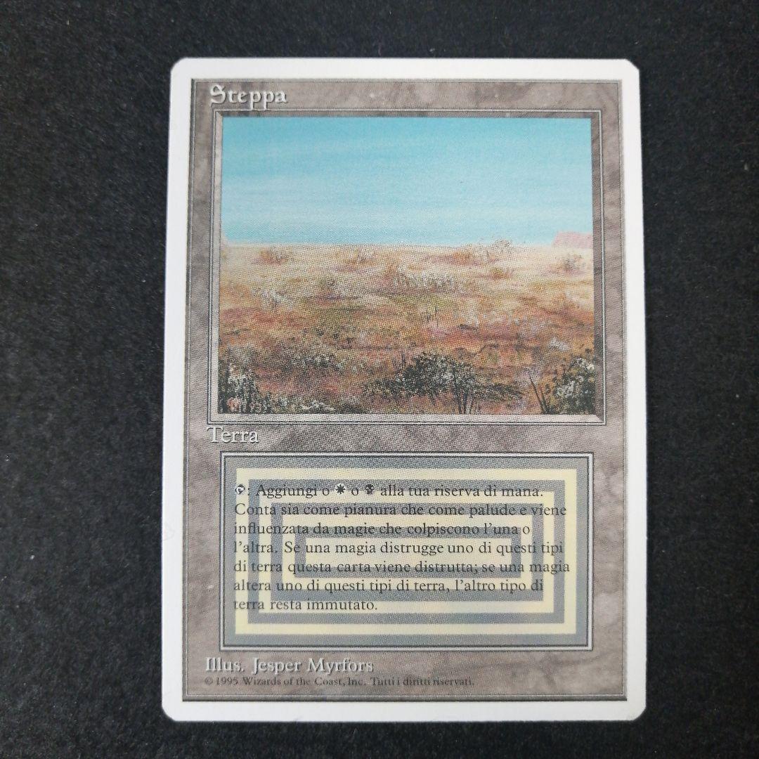 MTG　Scrubland　イタリア語1枚　3ED版　ゆうゆうメルカリ便発送