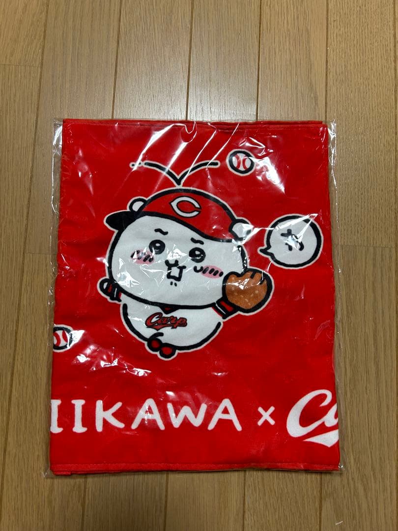 《新品未使用！》ちいかわ　広島東洋カープ　フェイスタオル