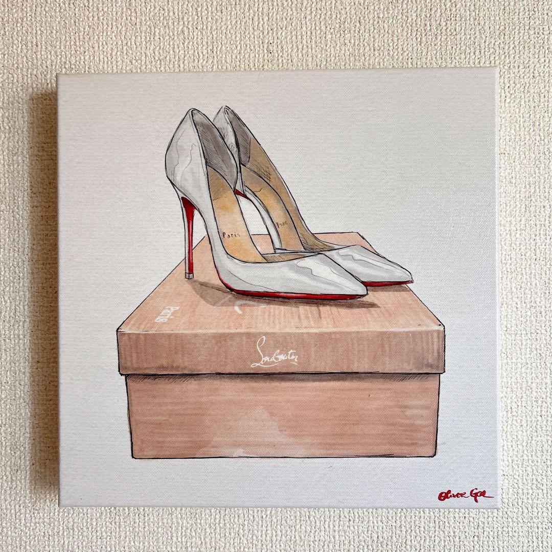 本日限定価格！美品　オリバーガル ルブタン ヒール 絵画 インテリア