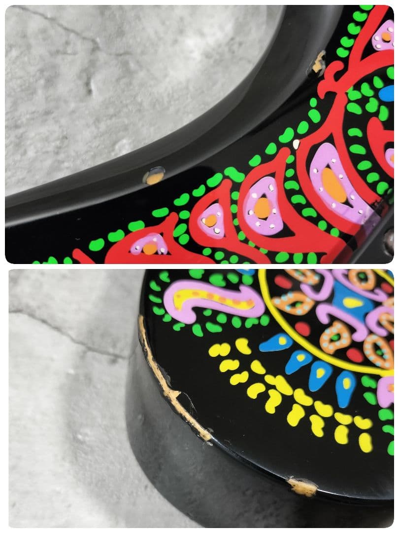 FERNANDES MG-Jr ミニエレキギター HIDEモデル サイケ柄